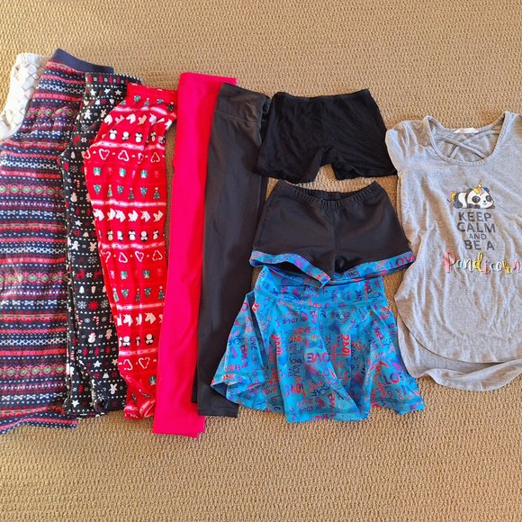 Size 8 Girls Bottoms, 10-Piece Lot, Urban Kids/Triple Flip etc. - Picture 2 of 2